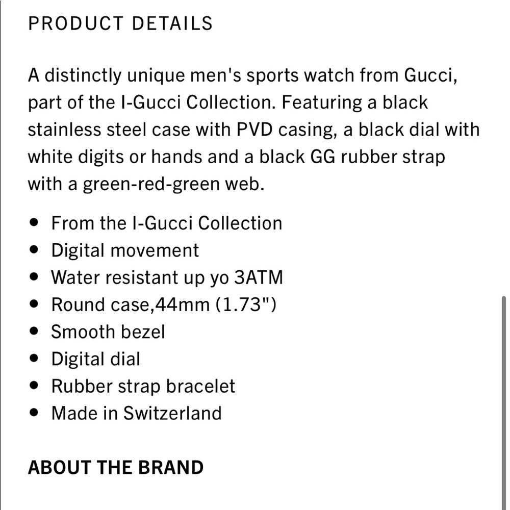I-Gucci Digital Watch - Picture 4 of 8